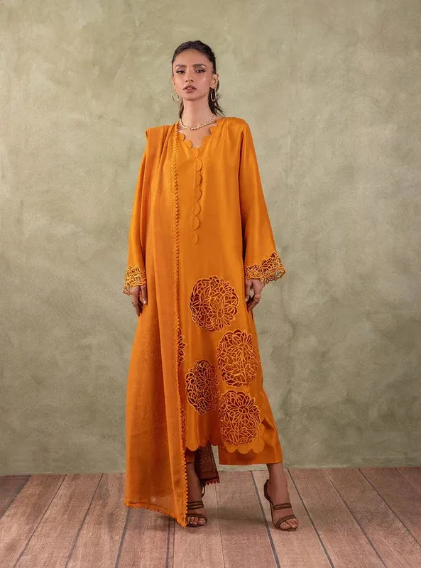 Zainab Chottani Eid Edit 24 Raw Silk – view 1 – Poshaq