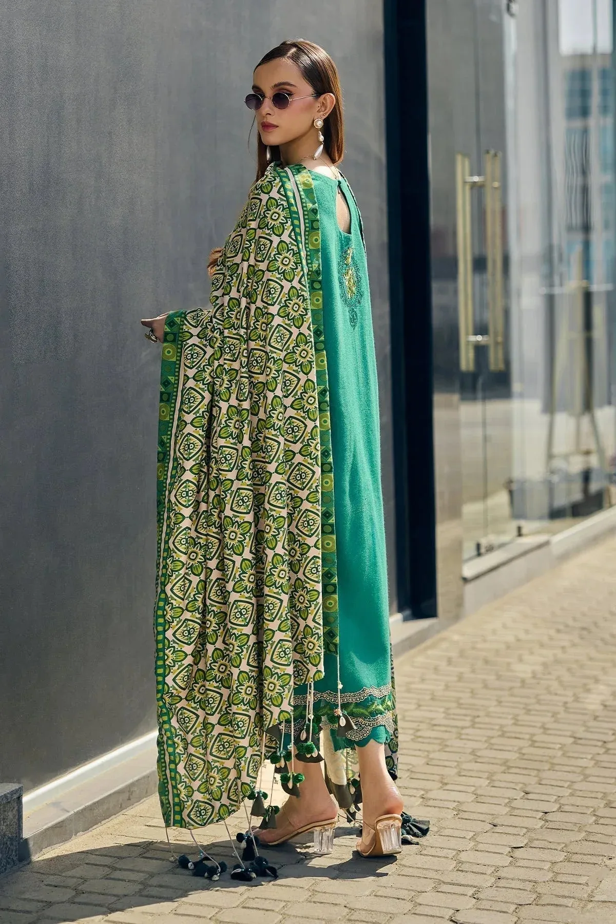 Charizma Poshima 25 Green Wool – view 2 – Poshaq