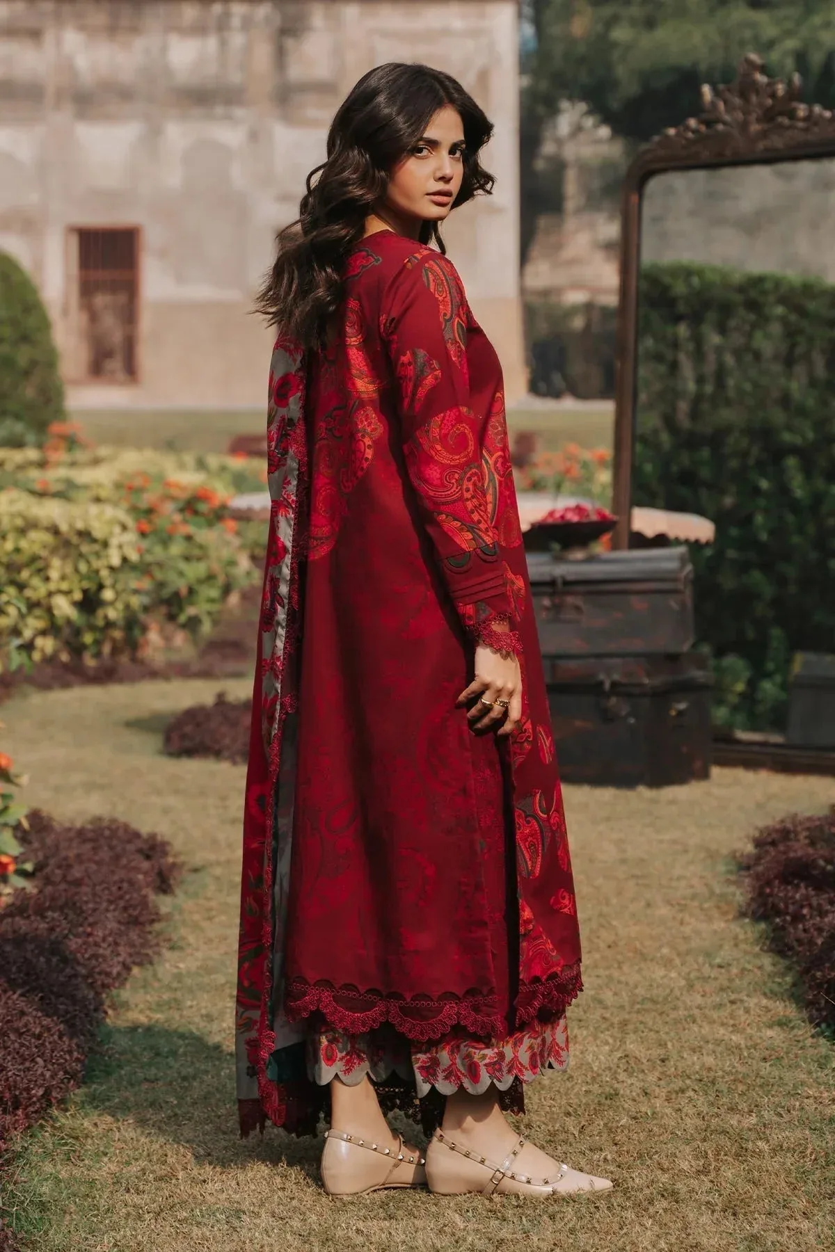 Charizma Winter Collection Maroon – view 2 – Poshaq