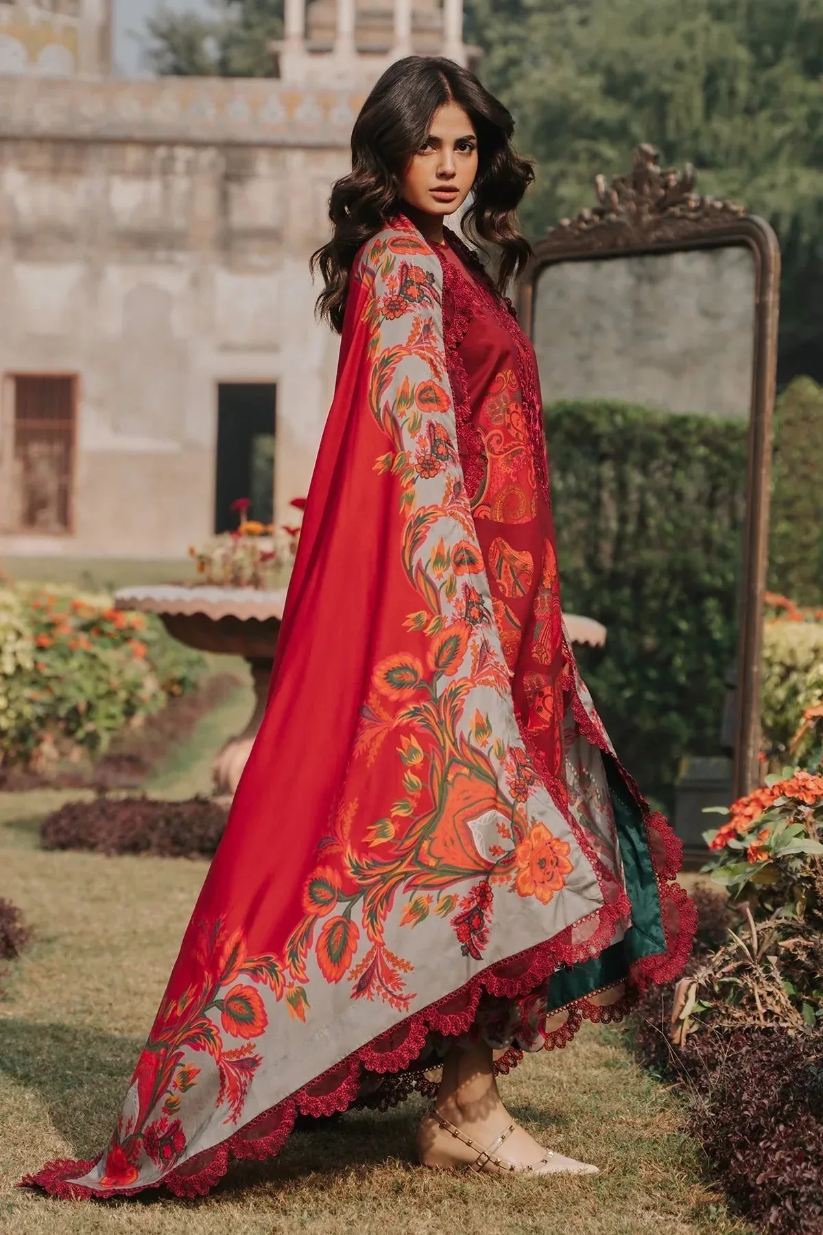 Charizma Winter Collection Maroon – view 3 – Poshaq