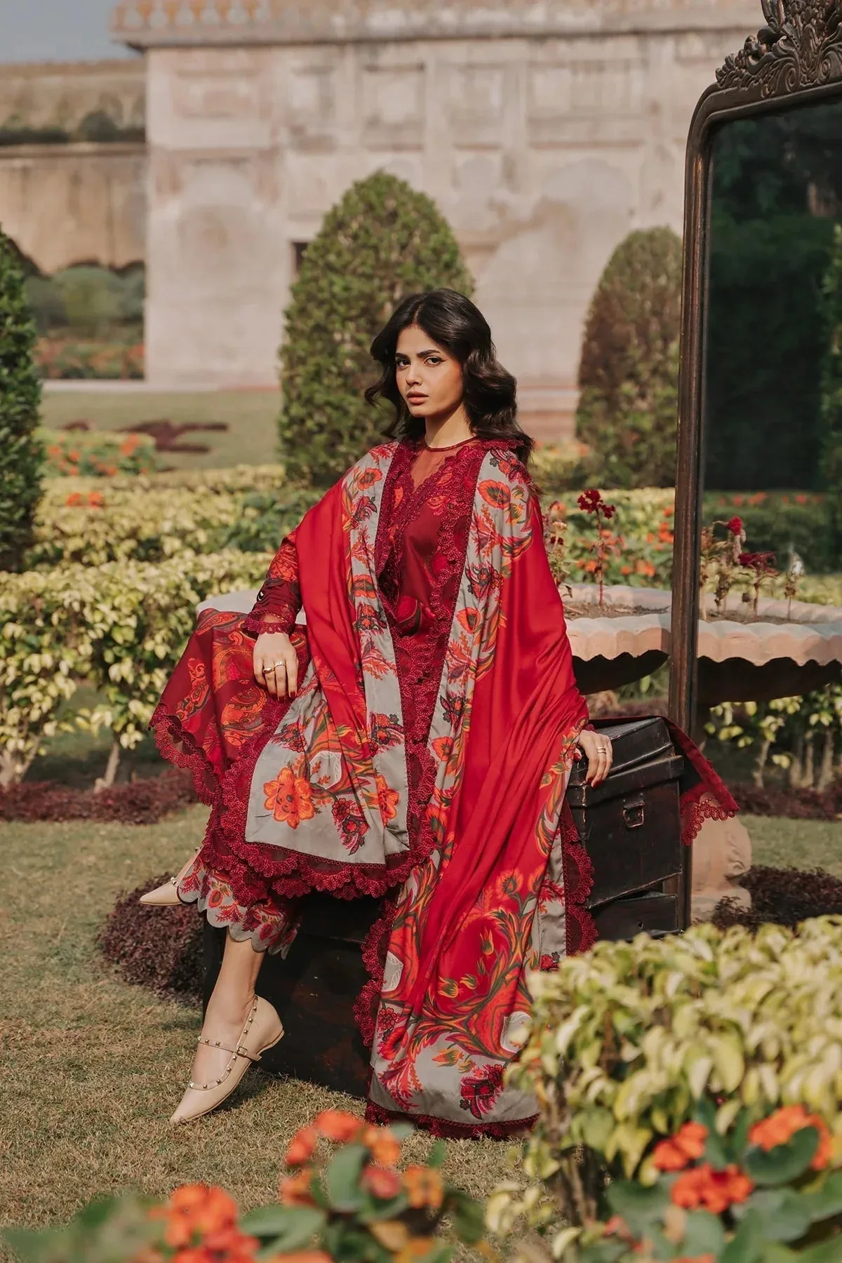 Charizma Winter Collection Maroon – view 5 – Poshaq