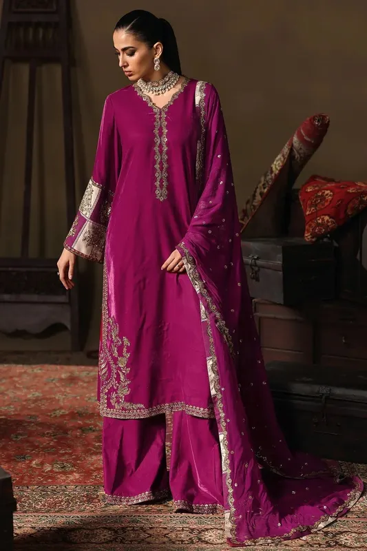 Charizma Signora Velvet 25 Magenta Chiffon – view 1 – Poshaq