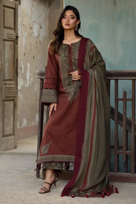 Charizma C Prints Winter 25 Brown – view 1 – Poshaq