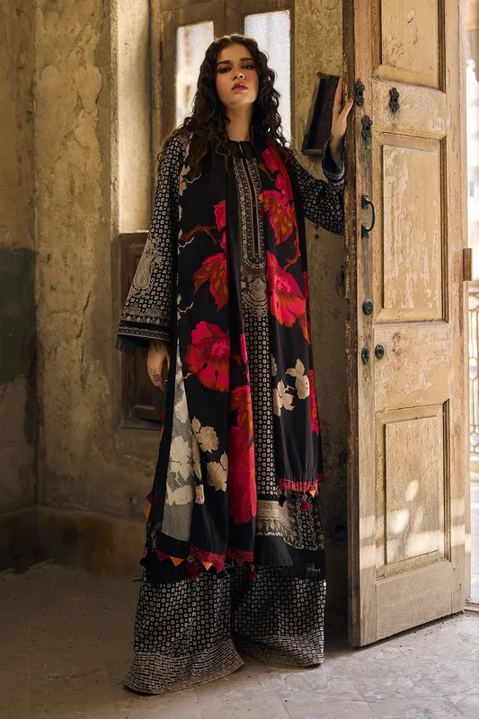 Charizma C Prints Winter 25 Black – view 1 – Poshaq