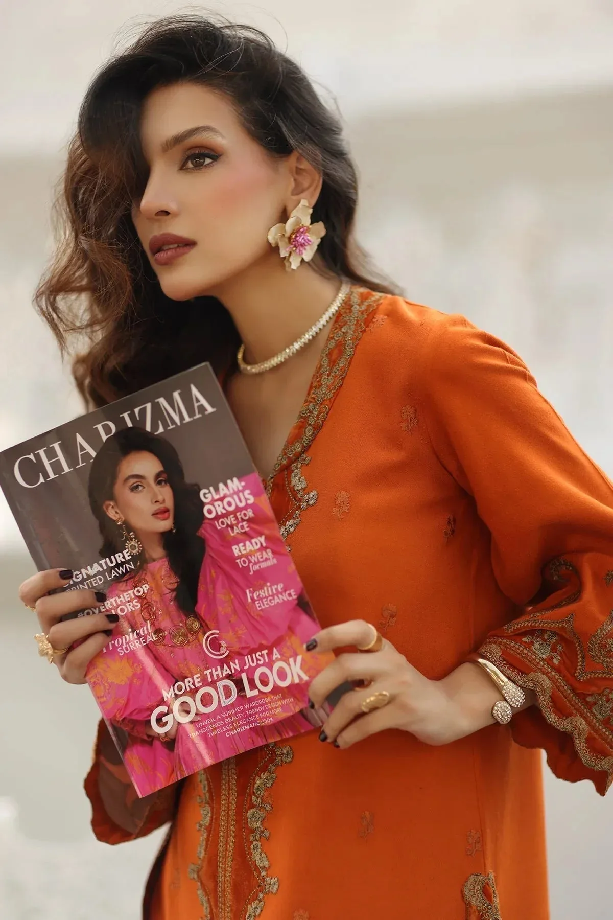 Charizma Signature Swiss 25 Orange Wool – view 5 – Poshaq
