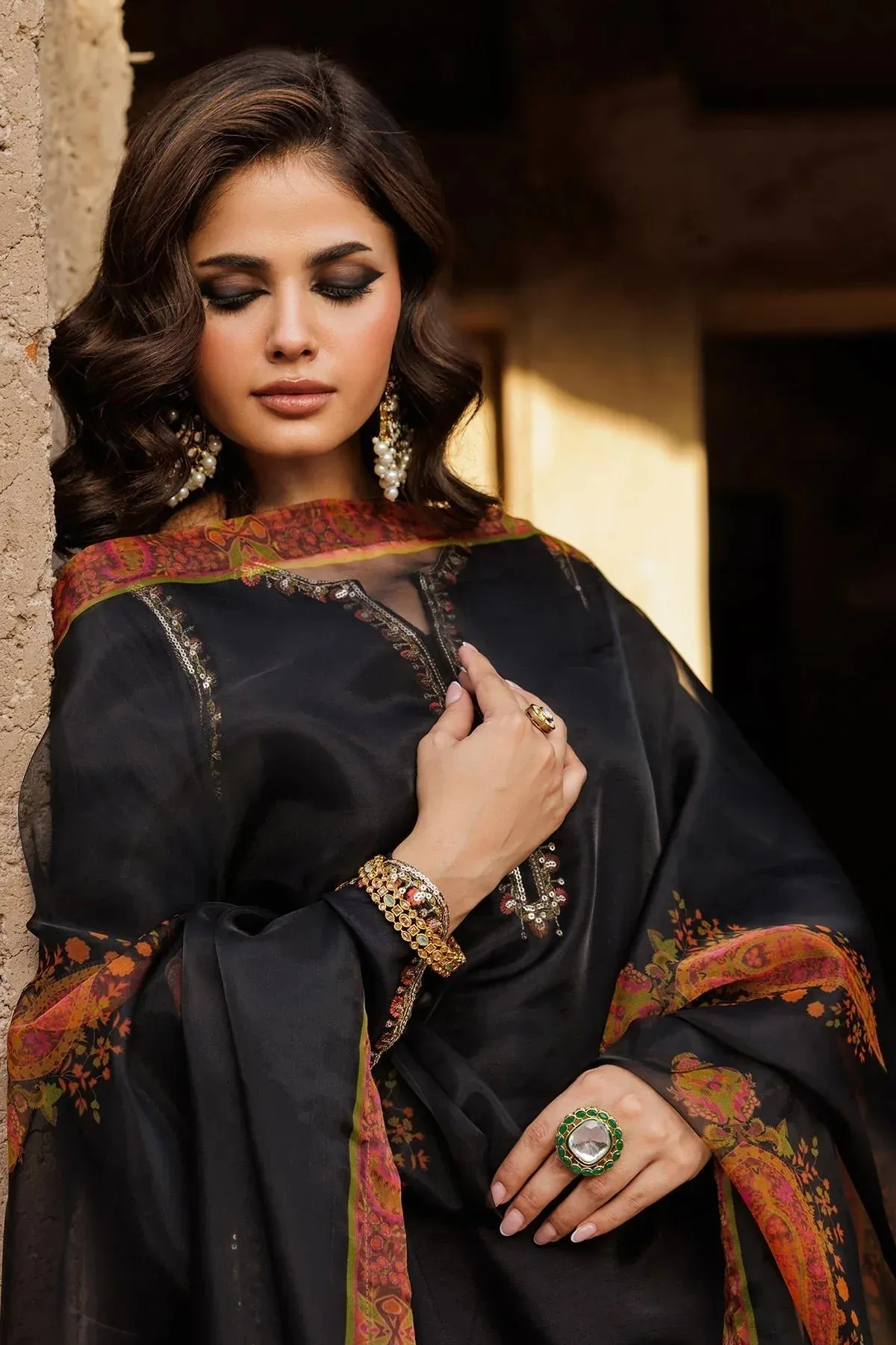 Charizma Festive Pret Black – view 5 – Poshaq
