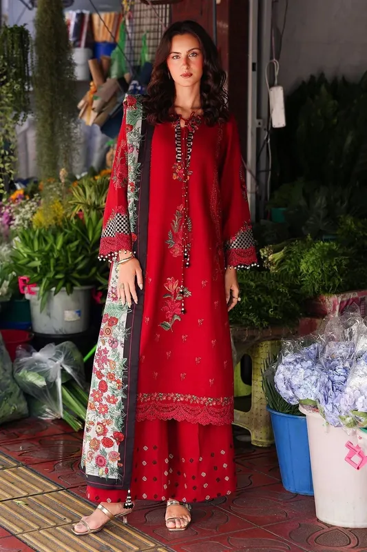 Charizma Poshima Winters 25 Red Wool – view 1 – Poshaq