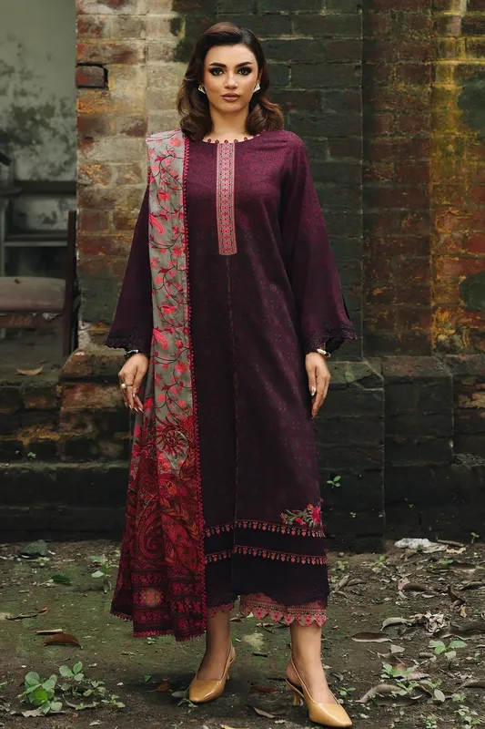 Charizma Combination Winter 25 Plum Red Linen – view 1 – Poshaq