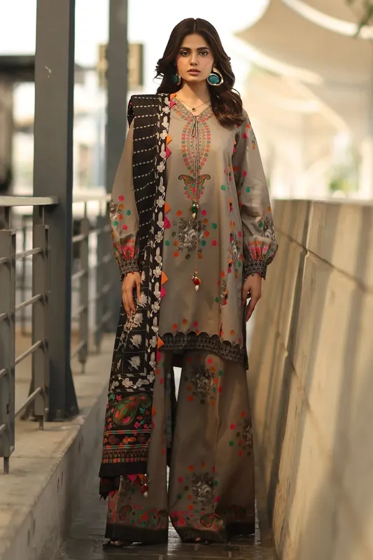 Charizma C Prints Winter 25 Dark Beige – view 1 – Poshaq