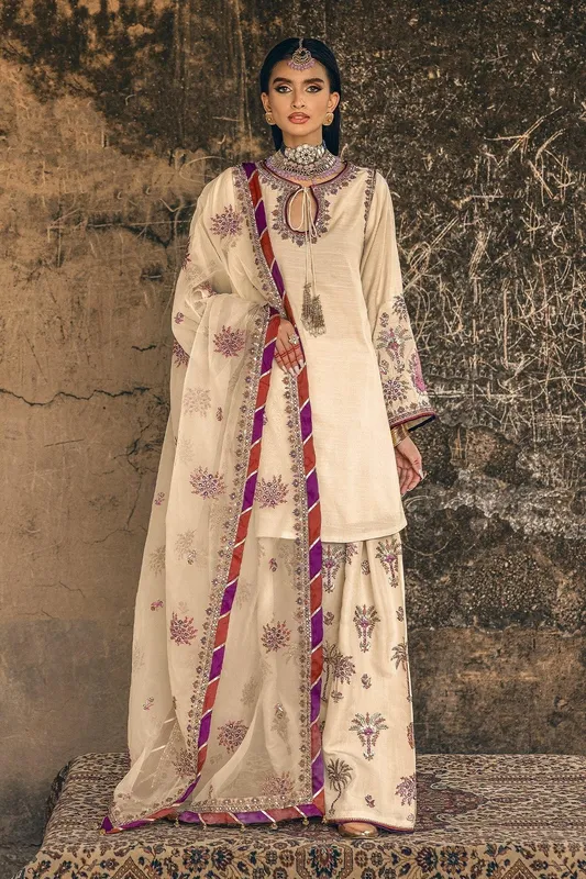 Charizma Festive Pret Skin Raw Silk – view 1 – Poshaq