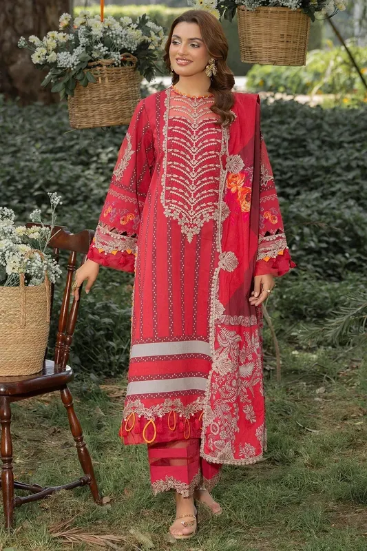 Charizma Range Collection Carrot Pink Cotton – view 1 – Poshaq