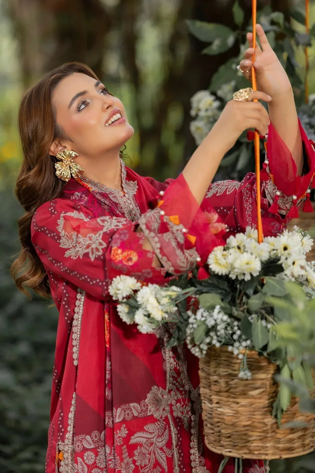 Charizma Range Collection Carrot Pink Cotton – view 3 – Poshaq