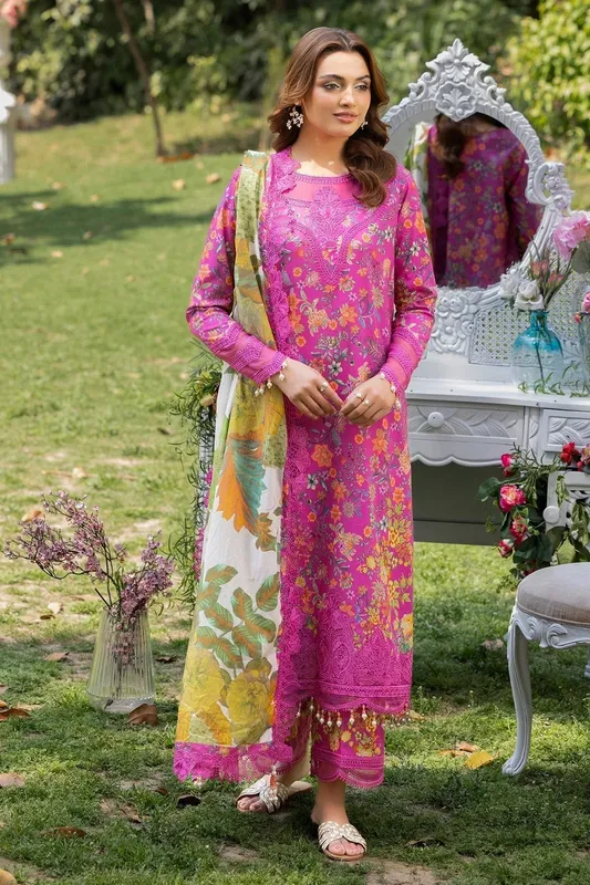 Charizma Range Collection Neon Pink Cotton – view 1 – Poshaq