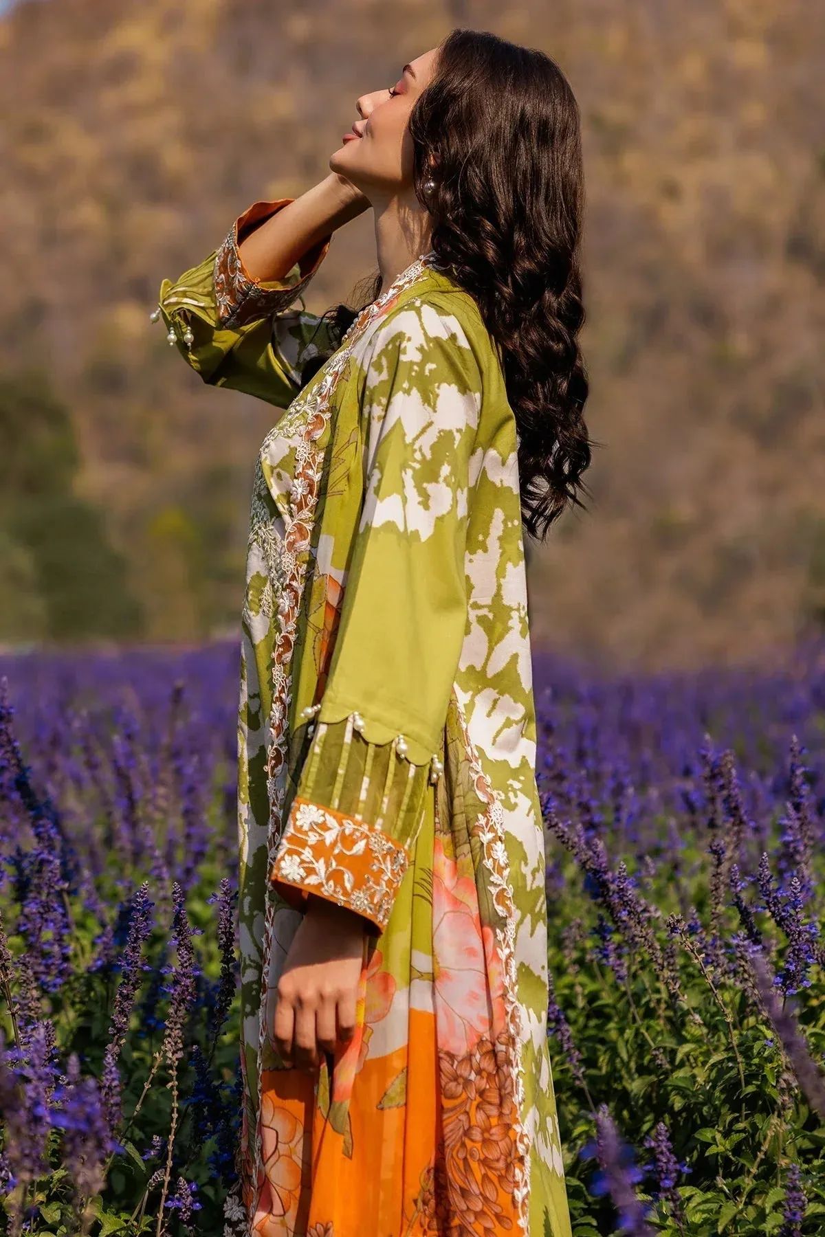 Charizma Combination 25 Apple Green Chiffon – view 5 – Poshaq