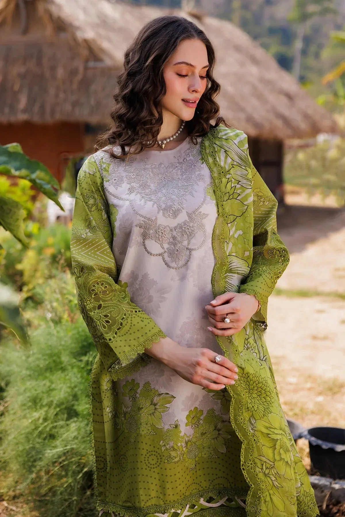 Charizma Combination 25 Apple Green Chiffon – view 6 – Poshaq