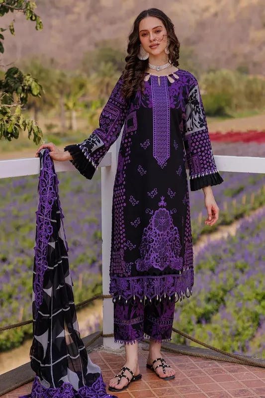 Charizma Combination 25 Black Chiffon – view 1 – Poshaq