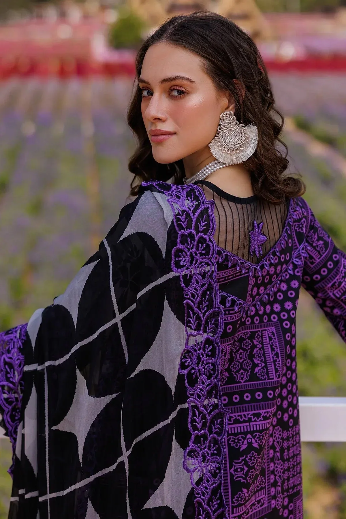Charizma Combination 25 Black Chiffon – view 3 – Poshaq