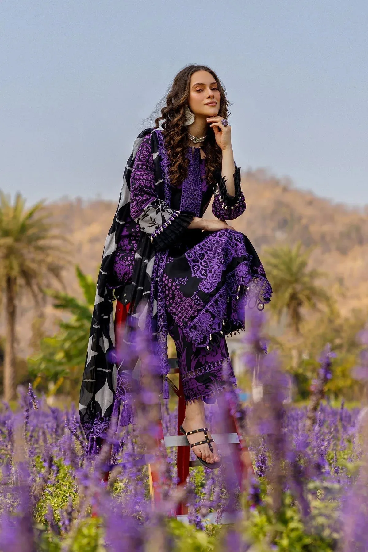 Charizma Combination 25 Black Chiffon – view 4 – Poshaq