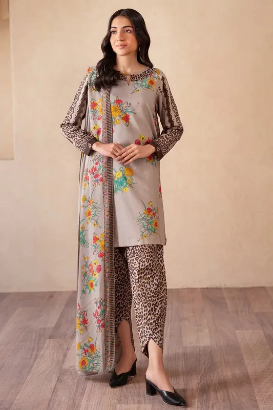Charizma Print Melody Coffee – view 1 – Poshaq