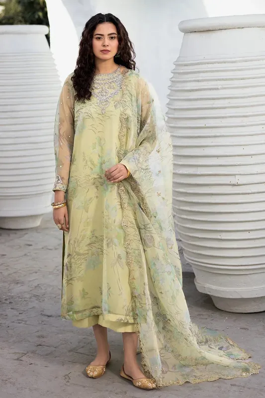 Charizma Festive Pret Cream Raw Silk – view 1 – Poshaq