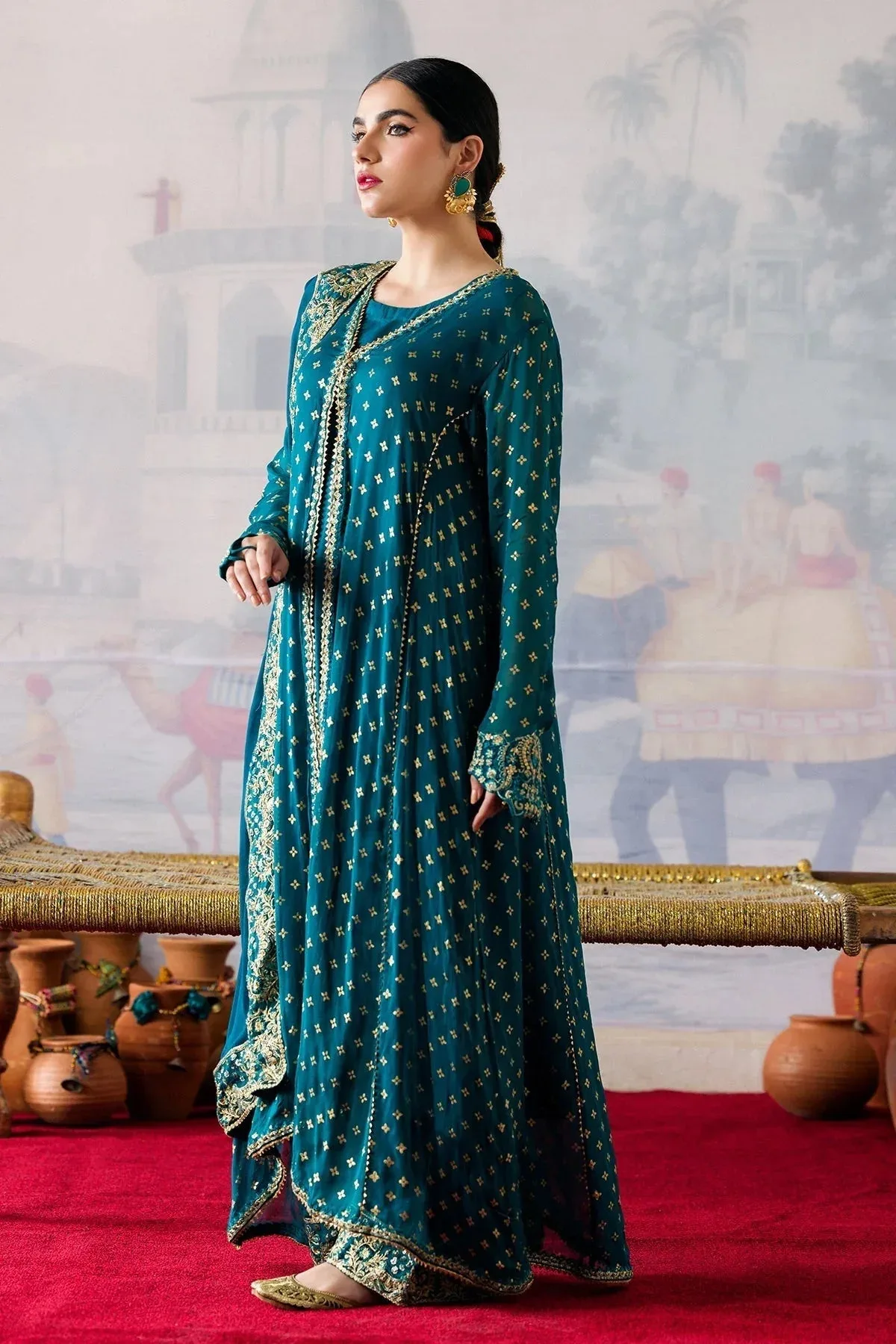 Charizma Festive Pret Raw Silk – view 2 – Poshaq