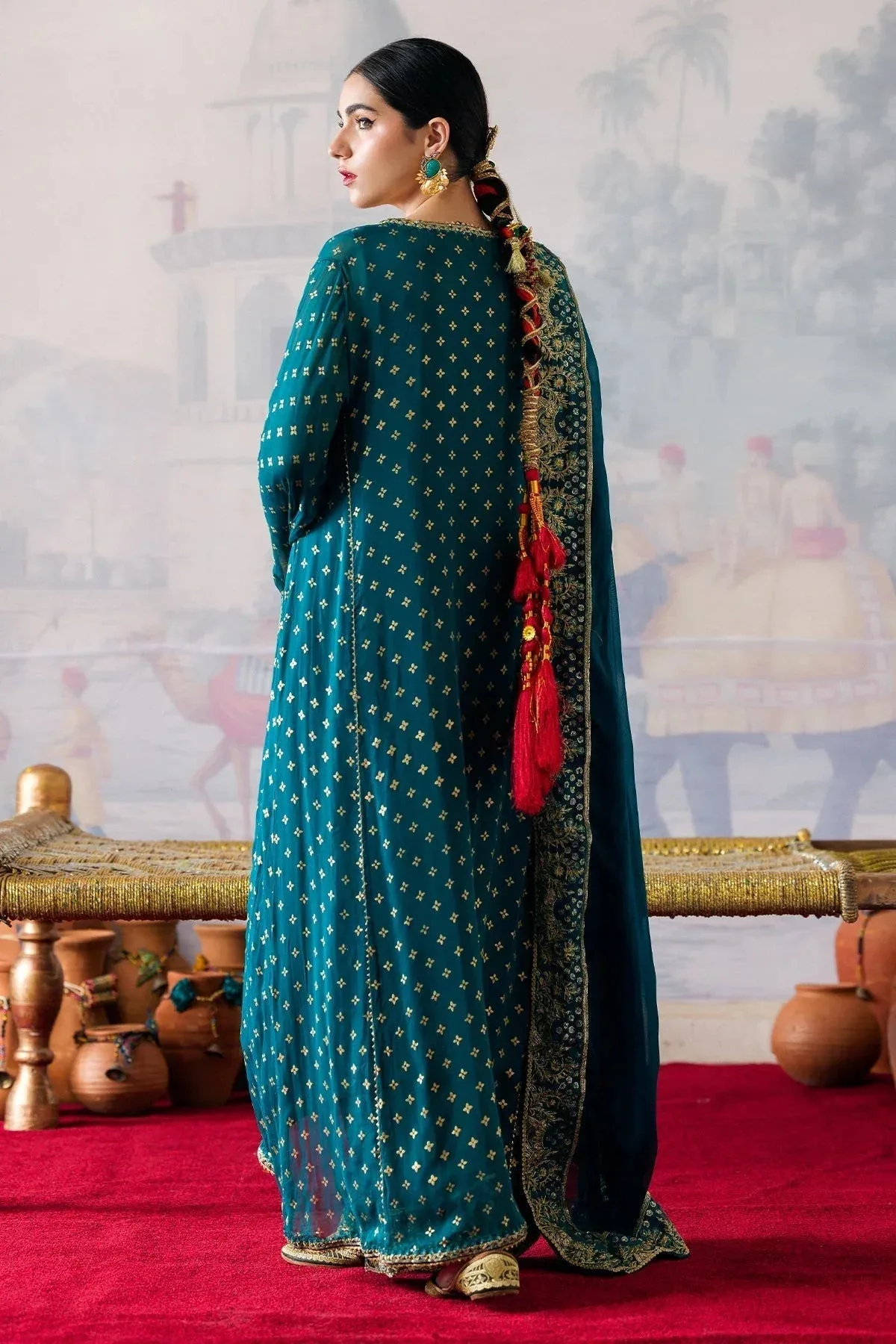 Charizma Festive Pret Raw Silk – view 3 – Poshaq