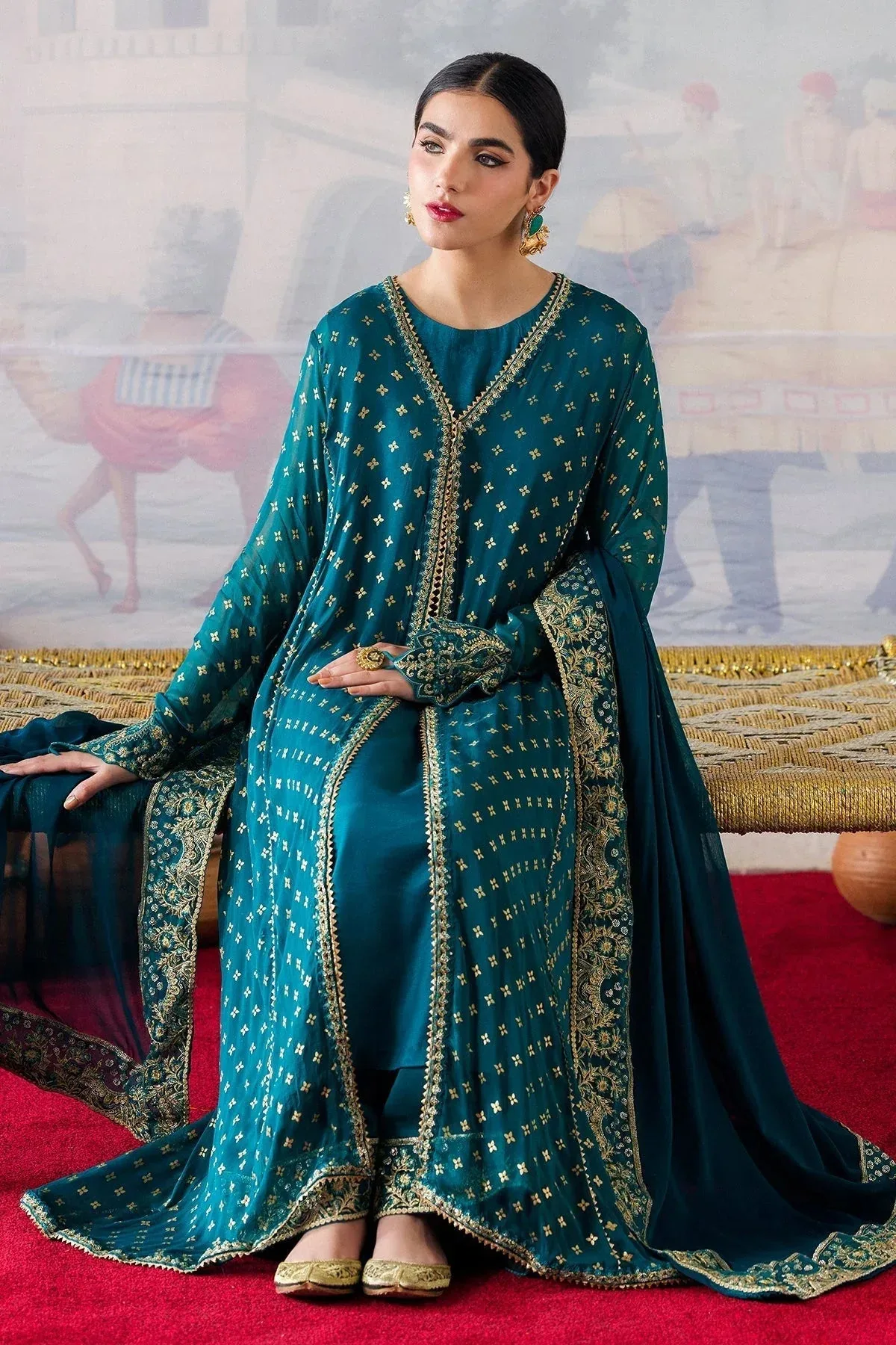 Charizma Festive Pret Raw Silk – view 4 – Poshaq