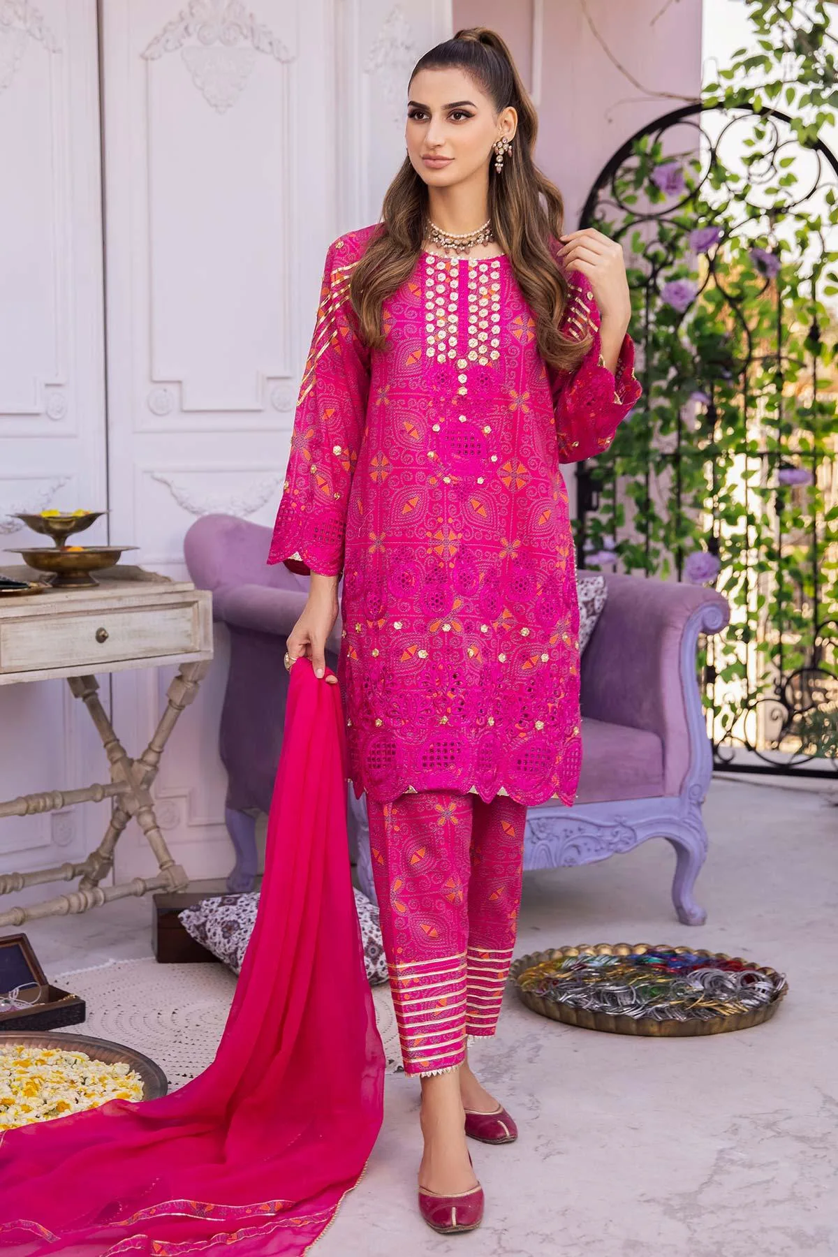 Charizma Festive Pret Chiffon – view 1 – Poshaq