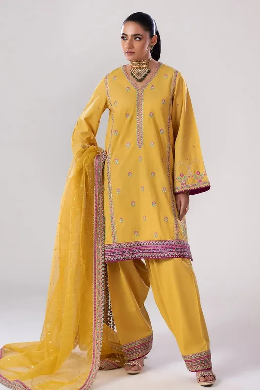 Charizma Festive Pret Organza – view 1 – Poshaq