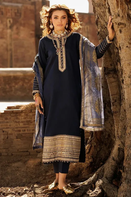 Charizma Festive Pret Cotton – view 1 – Poshaq