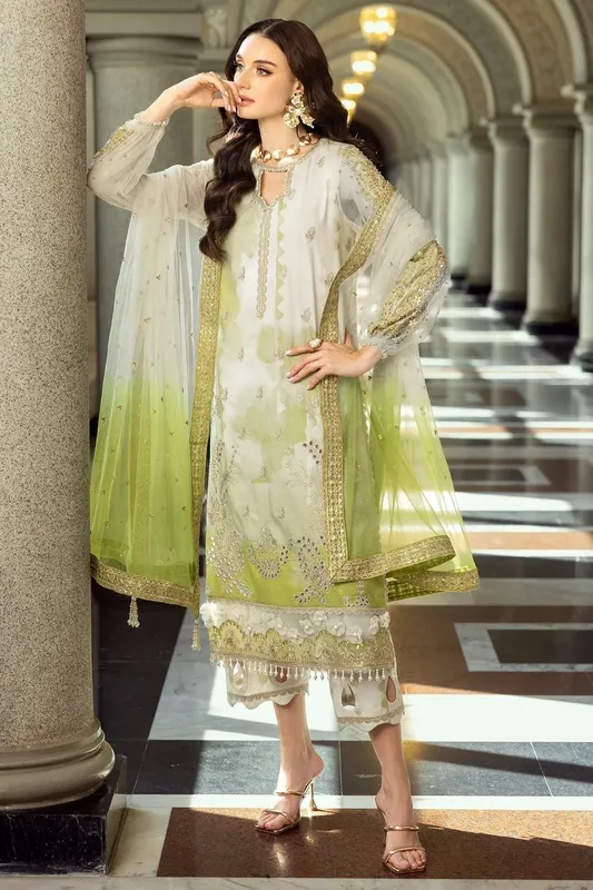 Charizma Festive Limited Edition 25 Off White Cotton – view 1 – Poshaq