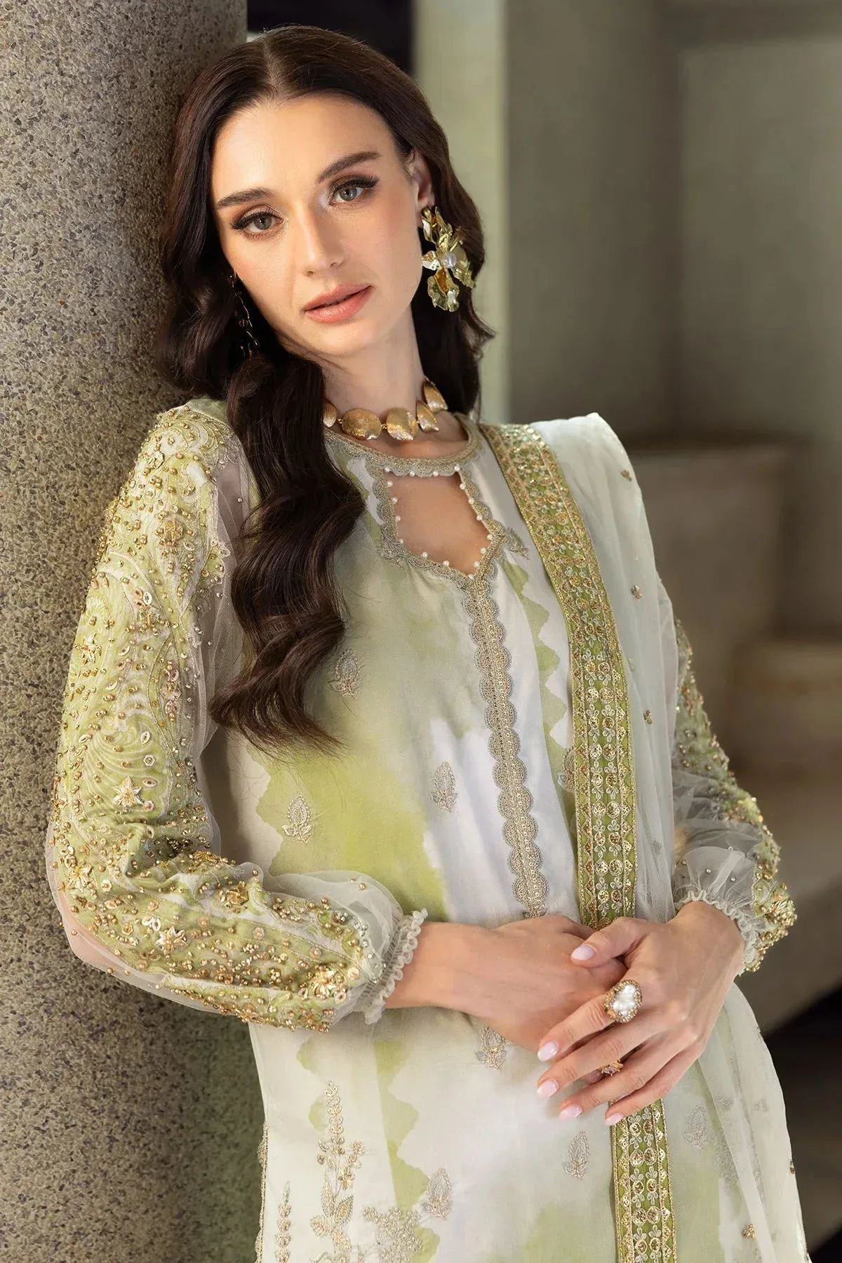 Charizma Festive Limited Edition 25 Off White Cotton – view 3 – Poshaq