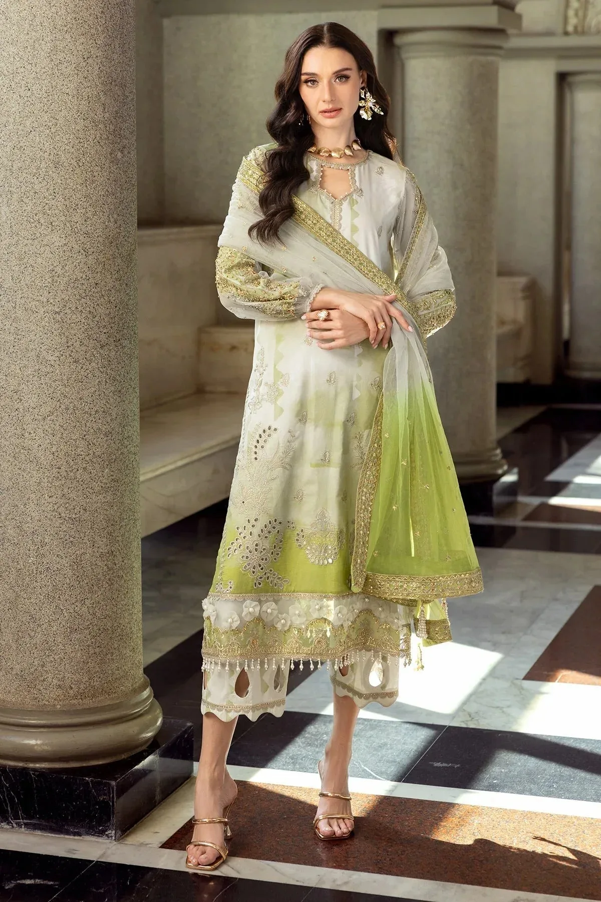 Charizma Festive Limited Edition 25 Off White Cotton – view 5 – Poshaq
