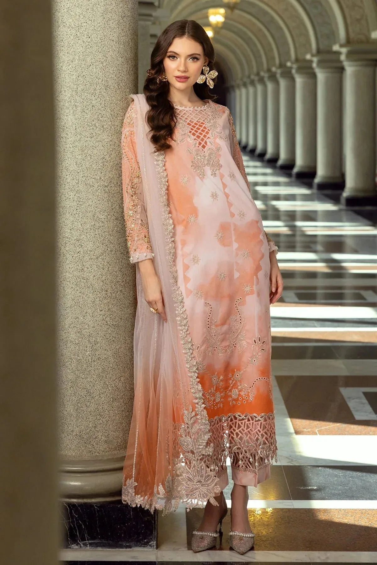 Charizma Festive Limited Edition 25 Peach Cotton – view 1 – Poshaq