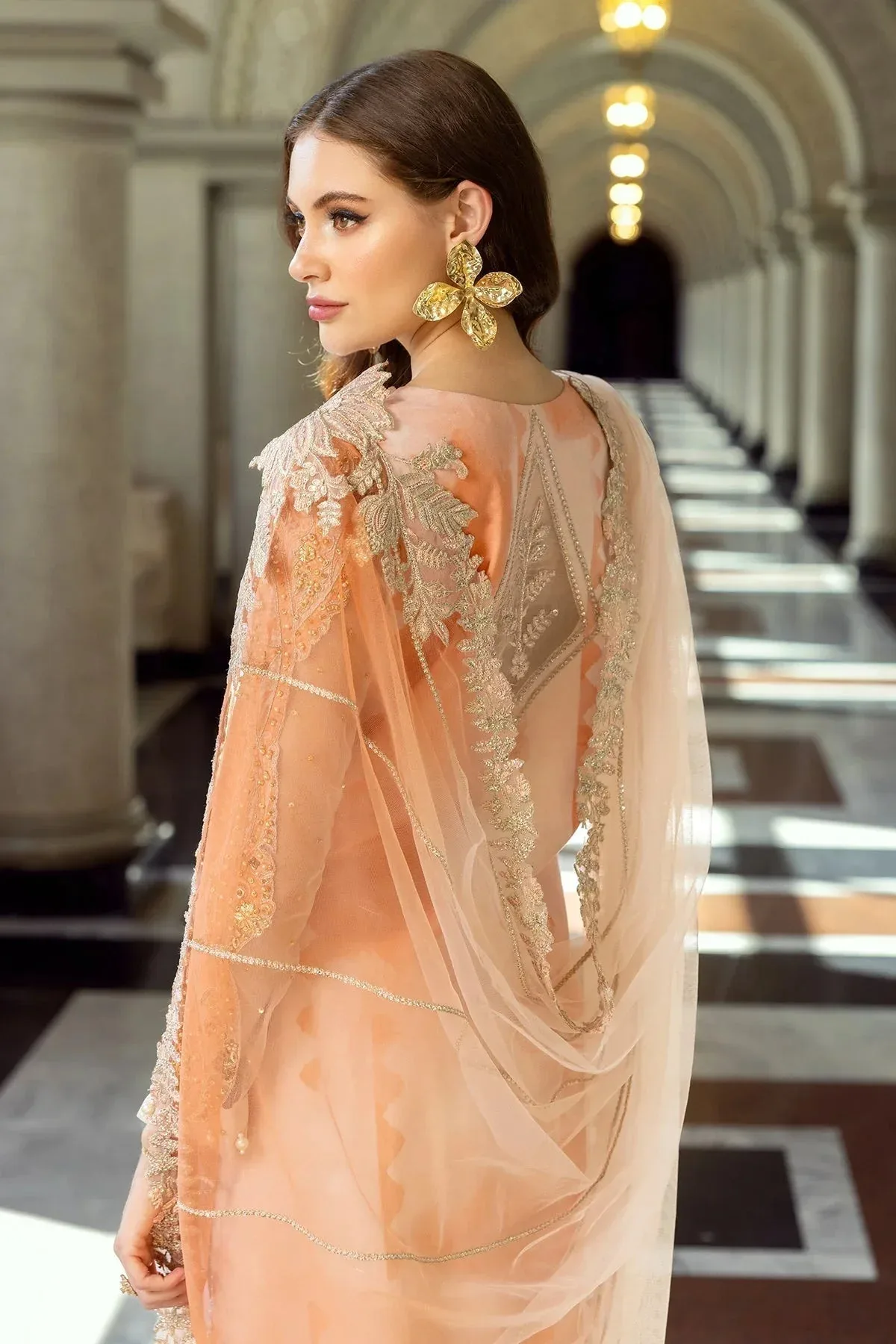 Charizma Festive Limited Edition 25 Peach Cotton – view 2 – Poshaq