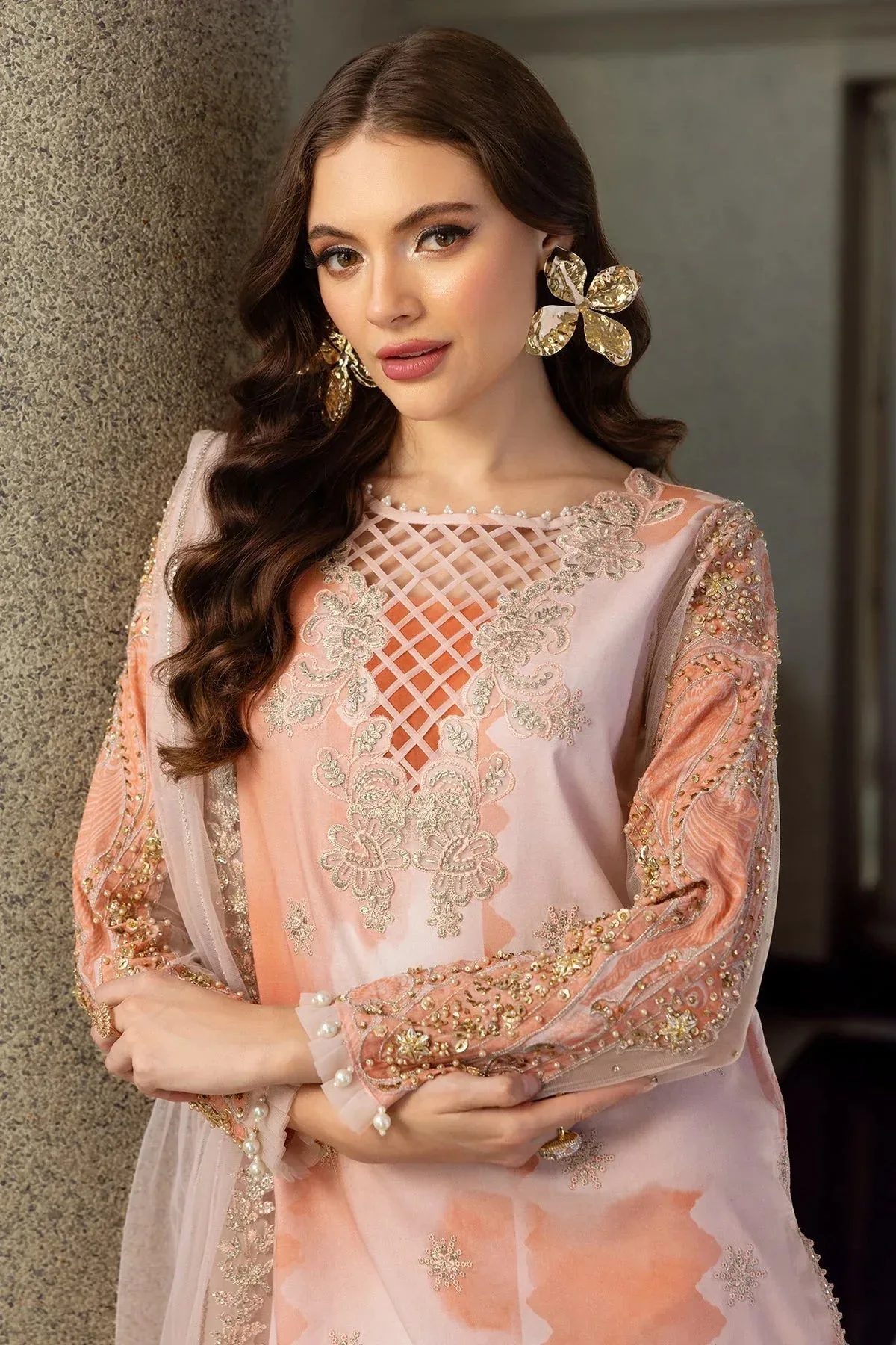 Charizma Festive Limited Edition 25 Peach Cotton – view 4 – Poshaq