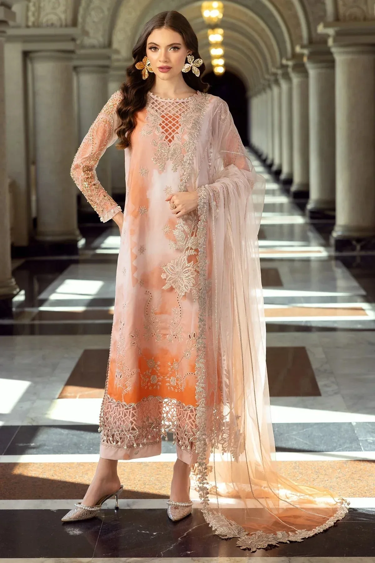 Charizma Festive Limited Edition 25 Peach Cotton – view 5 – Poshaq