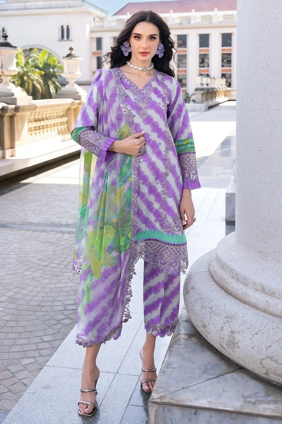 Charizma Agaz e Nou 25 Lilac Chiffon – view 1 – Poshaq