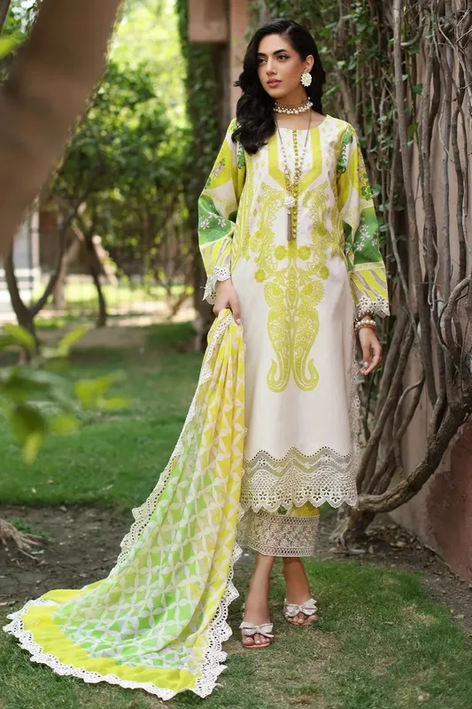 Charizma Combination 25 Off White Chiffon – view 1 – Poshaq