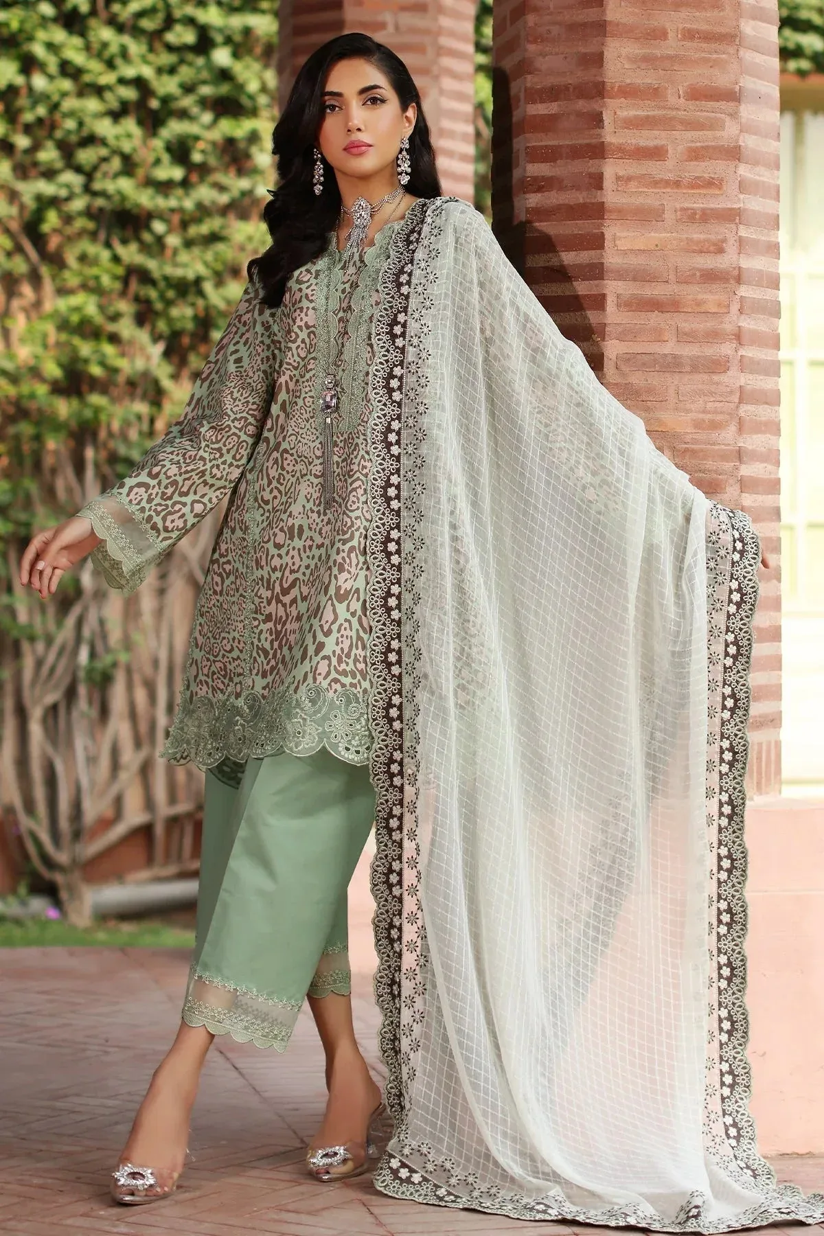 Charizma Combination 25 Sage Green Chiffon – view 5 – Poshaq