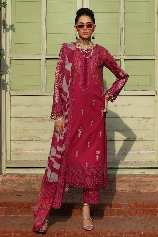 Charizma Combination 25 Magenta Chiffon – view 1 – Poshaq