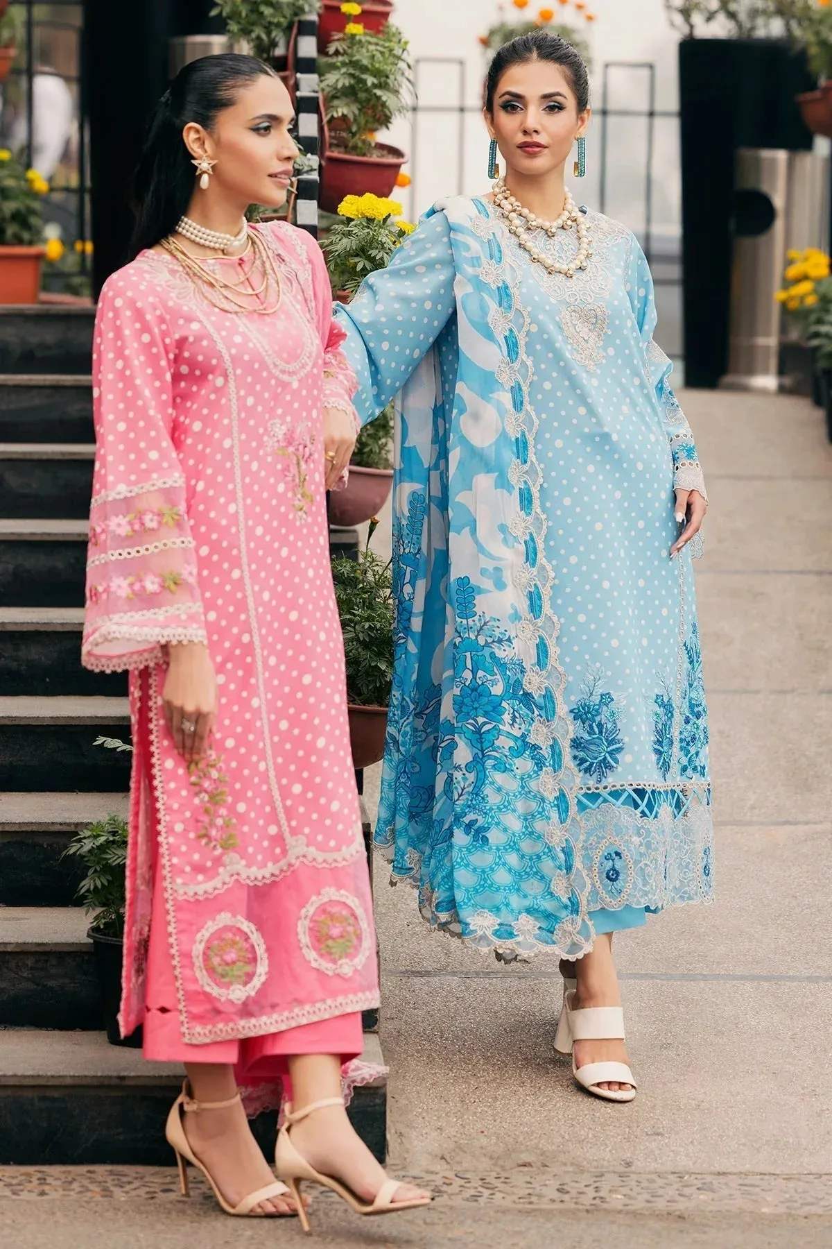 Charizma Swiss Miss Voil Collection Pink Chiffon – view 5 – Poshaq