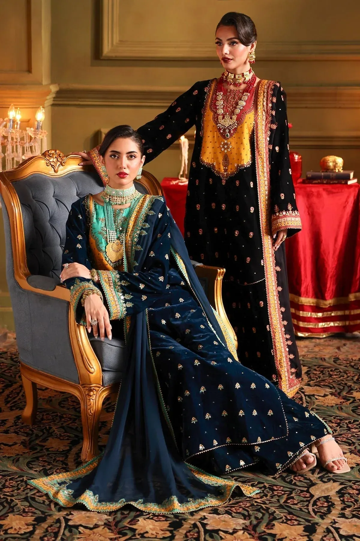 Charizma Signora Velvet Zinc Chiffon – view 6 – Poshaq