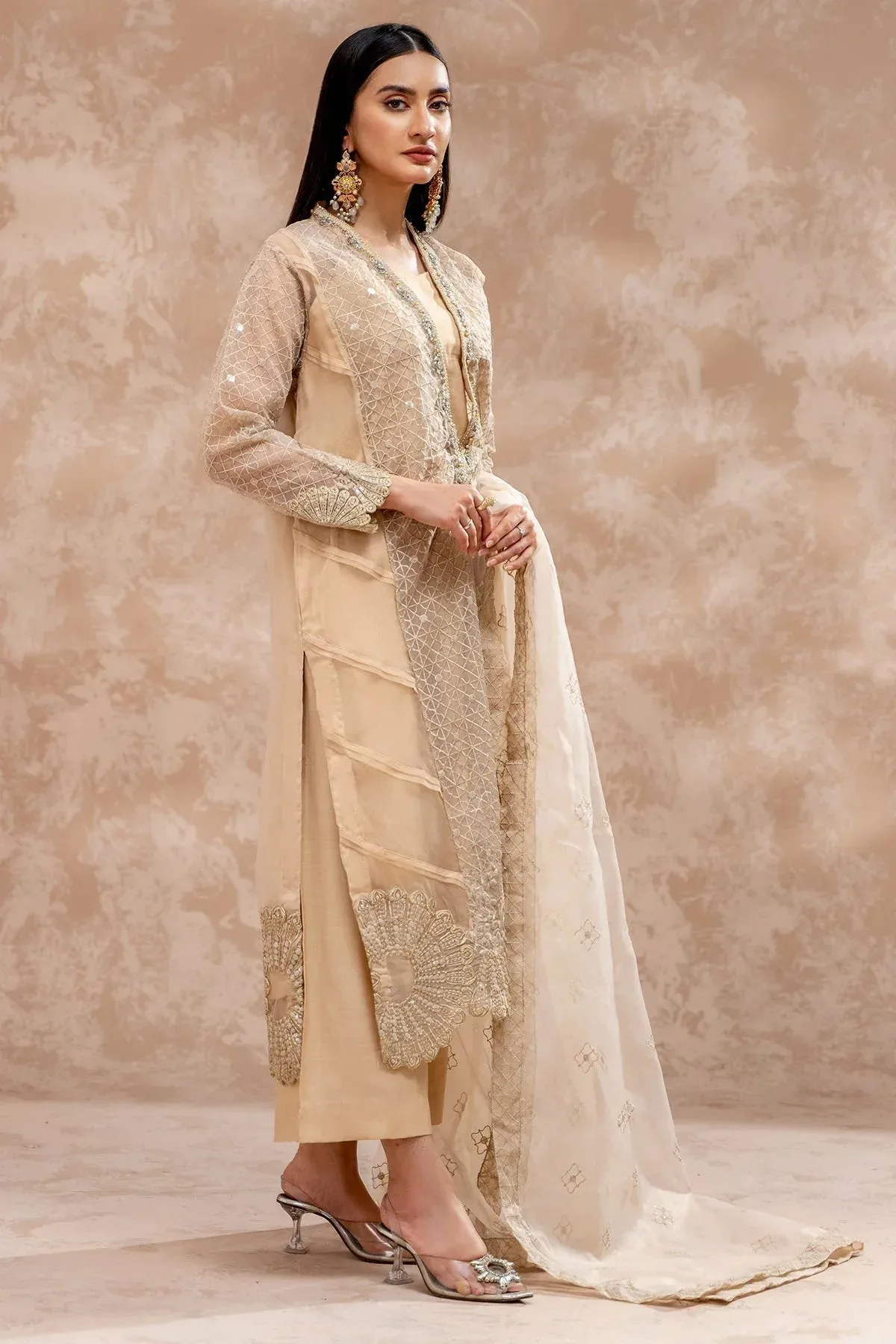 Charizma Festive Pret Skin Raw Silk – view 3 – Poshaq