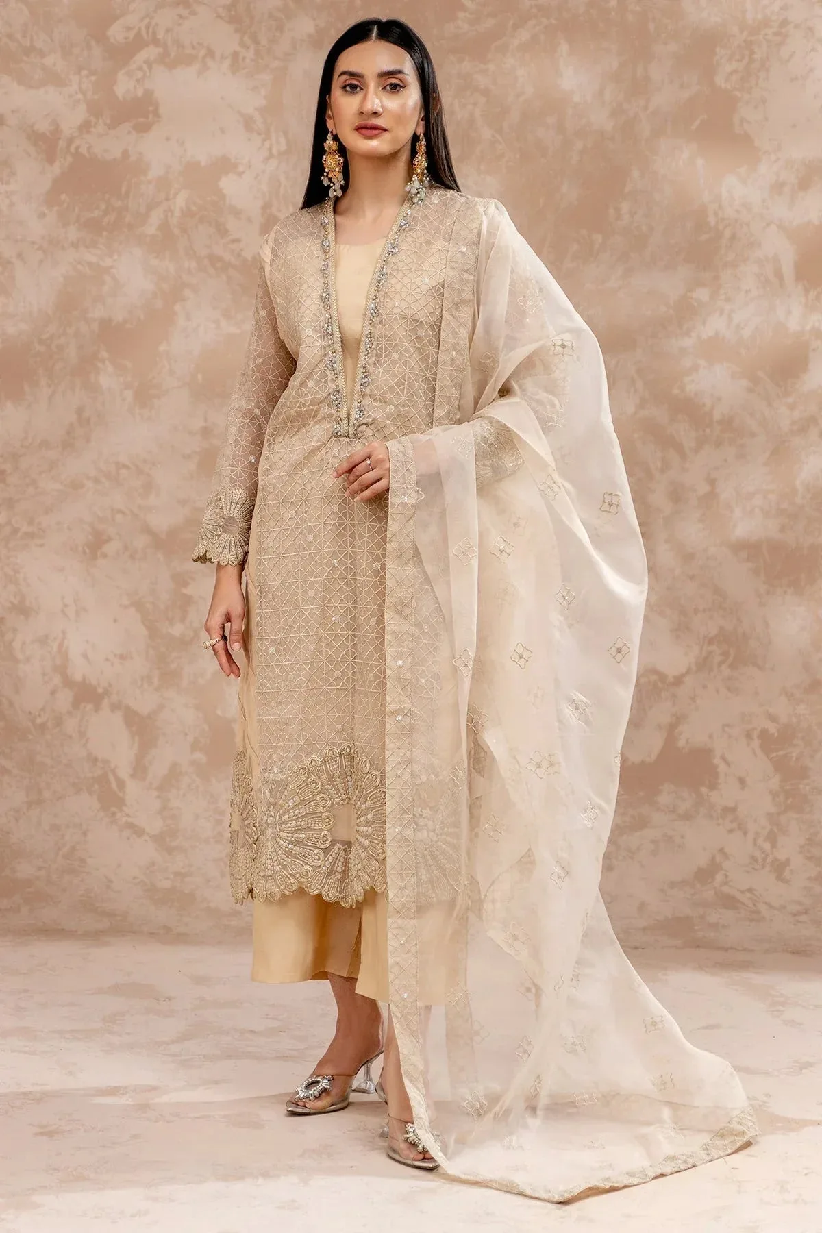 Charizma Festive Pret Skin Raw Silk – view 4 – Poshaq