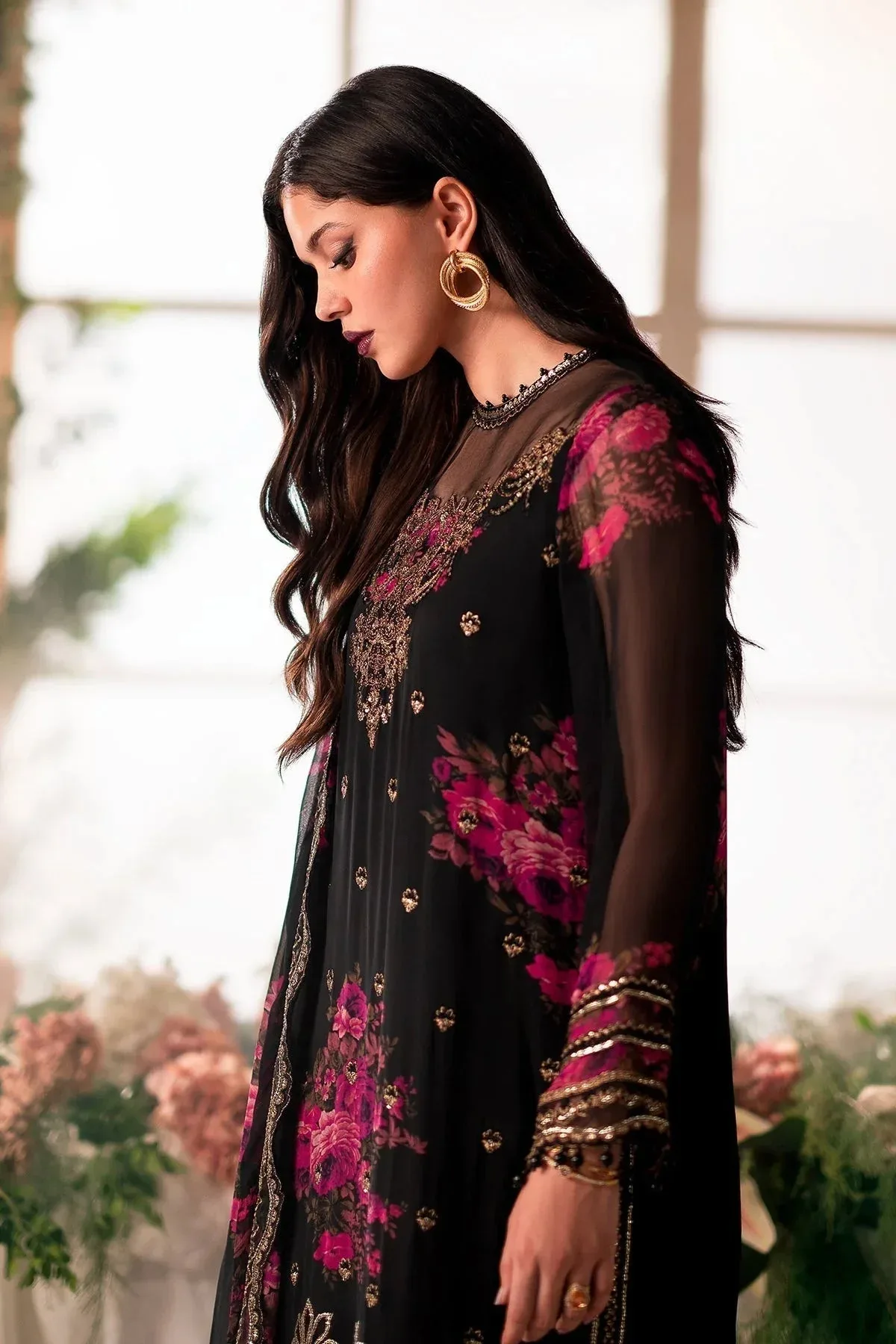 Charizma Vasal Formals 24 Black Raw Silk – view 5 – Poshaq