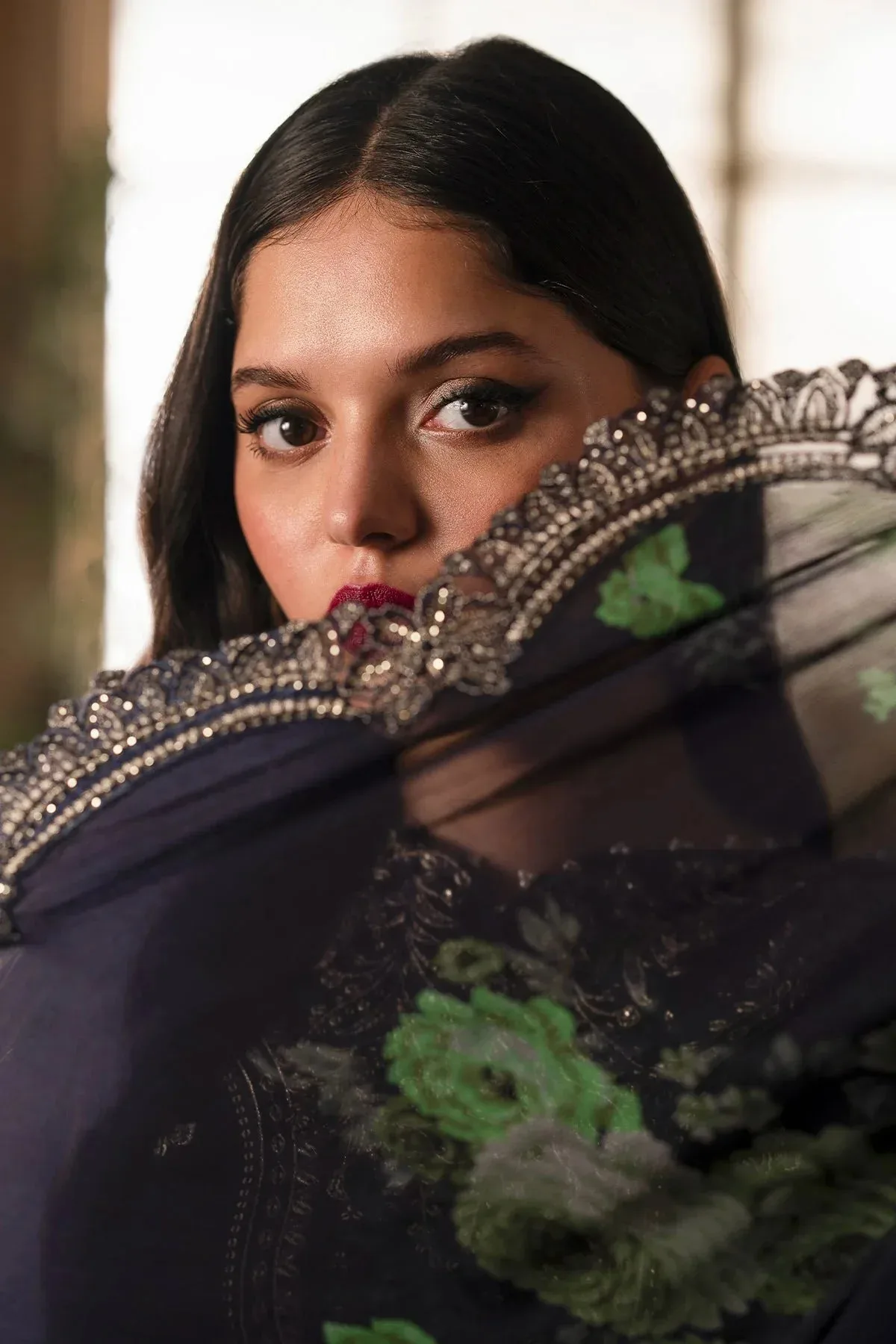 Charizma Vasal Formals 24 Black Raw Silk – view 6 – Poshaq