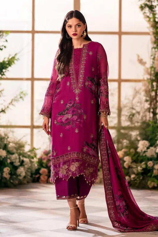 Charizma Vasal Formals 24 Pink Raw Silk – view 1 – Poshaq