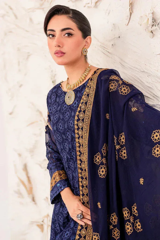 Charizma Dastan e Jashan 23 Pink Raw Silk – view 3 – Poshaq