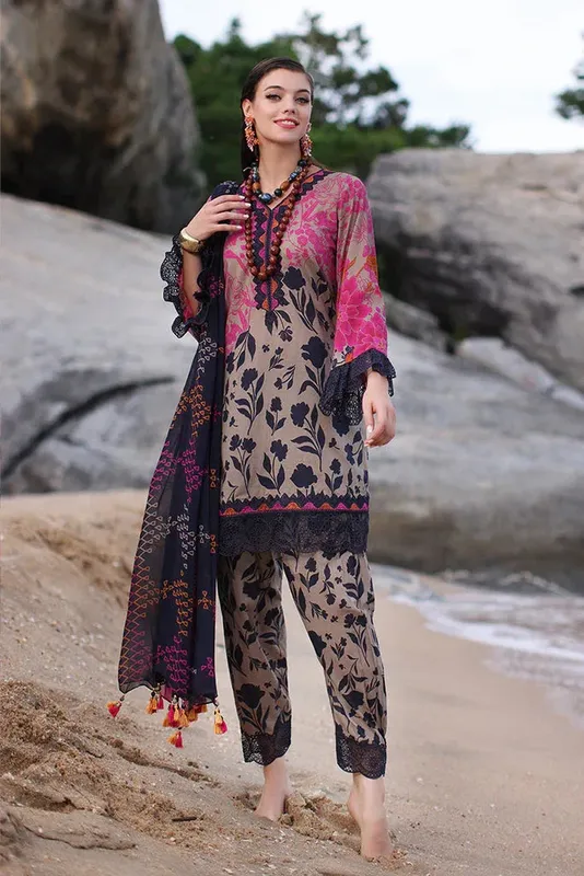 Charizma Combinations 2024 Chiffon – view 1 – Poshaq